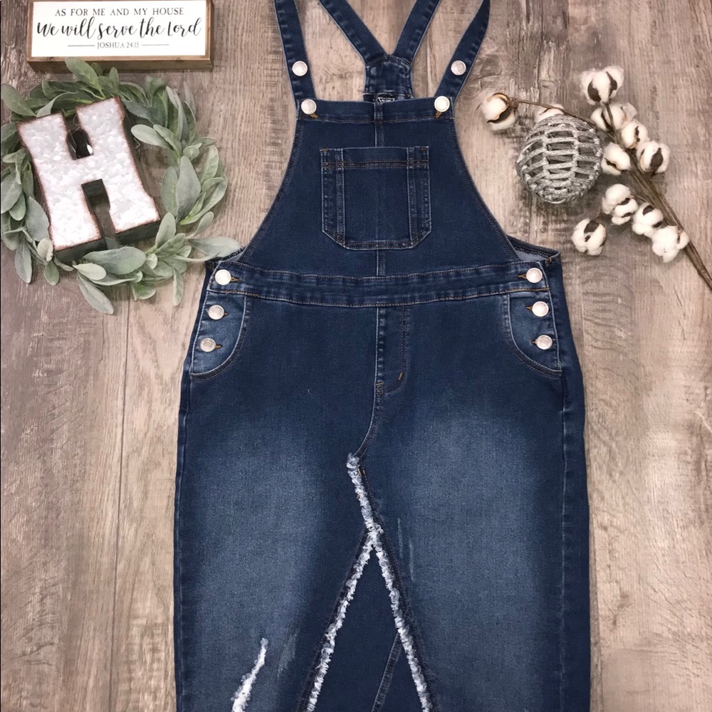 ✨Jean jumper dress✨